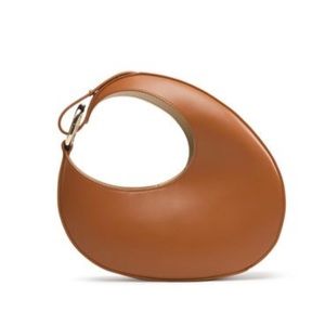 Carolina Santo Domingo Ostra Mini Bag - brown with gold hardware